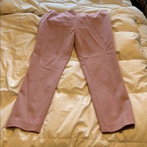 Ecru mauve winter ankle pant